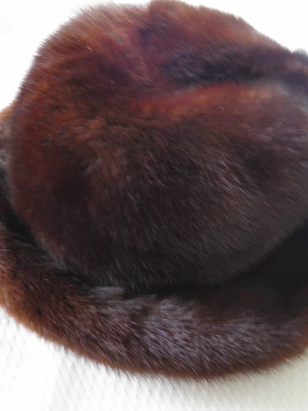Vintage  Cloche Mink Hat